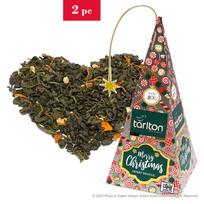 Ceilono žalioji arbata «Merry Mingle» su Soursop ir Apelsinais, Žalioji piramidė, Tarlton, 2x40g