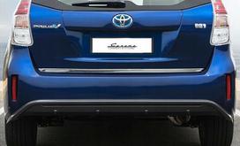 TOYOTA PRIUS Plus - CHROM juosta bagažinės dangčiui