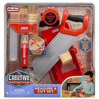Little Tikes Creative Construction Measure and Cut Set 643255-EUC