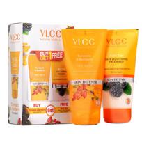 VLCC Turmeric And Berberis Face Wash Duo For Brightening Skin With Deep Cleansing And Anti Tan Care 150 Ml Each