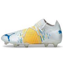 Neymaras jaunesnysis. x Puma Future Z 1.1 FG AG Jelly Bean Unisex Sportbačiai Balti Geltoni Mėlyni 106842-01 40.5