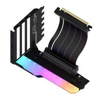 Vertical Graphics Card Holder Kit with 15cm PCI-E 4.0 X16 Riser Cable Video Card Support Kit 90 Degree Right Angle No light