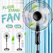 60W 16 colių grindinis ventiliatorius Mechaninis / Nuotolinio valdymo pultas Oro aušintuvas Vėsinantis buitinis grindinis ventiliatorius Oro kondicionierius 43×130cm mechanical white