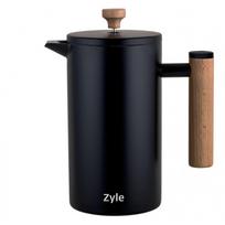 Kavinukas su nuspaudimu ZYLE, ZY613CF, nerūdijančio plieno, 1000 ml
