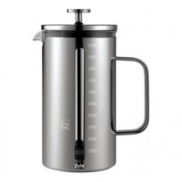 Kavinukas su nuspaudimu ZYLE, ZY611CF, stiklinis, 1000 ml