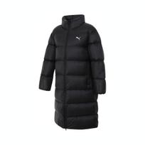 Puma Zipper Stand Collar Long Down Jacket Women Outerwear Black 688798-01 M