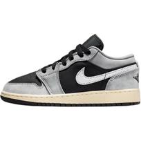 Jordan Air 1 Low SE Patogūs Universalūs Žemi Berniukų Sportbačiai Unisex Sportbačiai Juodi Pilki HQ2021-012 38