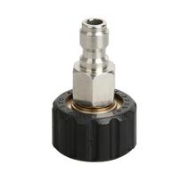 Stainless Steel M22 to 1/4Inch Quick Connection Adapter Converter for Pressure Washer Hose Efficient and Rustresistant 1