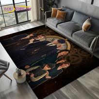 New Tommy Shelby P-Peaky B-Blinders Carpet Rug for Bedroom Living Room Home Sofa Decoration,kids Play Decor Floor Mat Gift 40x60cm( 15x23in )