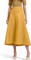 Skirt Yellow Genuine Party Stylish Formal Women's Lambskin Designer Leather Wear S geltona