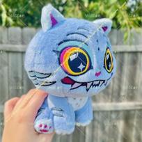 AKpop Demono Medžiotojai Nerangus Tigras Pliušinis Anime Medžiotojas Minkštas Kolekcionuojamas Figūrėlė Cosplay Kostiumas Medžiotoja Mėlyna Kawaii Gyvūnai Kabantis One Size