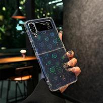 Samsung Z Flip6 dėklas: Sulankstomo ekrano atverčiamas dėklas, magnetinis, blizgantis, negeltonuojantis, suderinamas su Z Flip3.4 kartos. Z-Flip 7