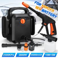 2800W Car Washing Machine Sprayer Water Pump Foam Generator Car Shower High Pressure Washer Cleaner 1*5Battery