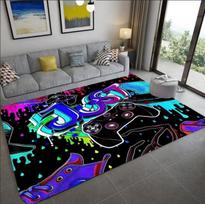 3D Game Console Carpet, Video Game Controller, e-Sports Room Decoration Floor Mat, Cool Living Room Rug, Home Decoration 80*120cm