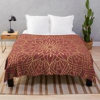 Mandala pledas Flanelinis Spalvotas Gėlėtas Rožinis Geltonas Mėlynas Boho stiliaus Minkštas Šiltas Lengvas Lovai Sofai Sofa Karaliui Karalienei 70x100cm-XS