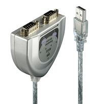 Lindy USB to Serial Converter - Serieller Adapter - USB - RS-232 x 2 (42889)