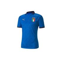 Puma Italijos nacionalinės futbolo rinktinės žaidėjo versijos treniruočių marškinėliai vyrams Mėlyni 762919-01 S blue