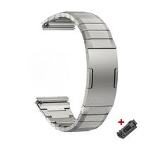Originalus prabangus metalinis dirželis be tarpų Huawei Watch GT 6 Pro laikrodžiui, nerūdijančio plieno apyrankė Huawei Watch GT5 Pro laikrodžiui, specializuotas laikrodis Huawei GT6 46mm sidabras