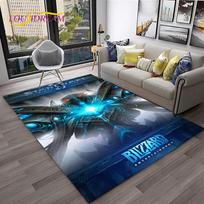 StarCraft Game Retro 3D Gamer Carpet Rug for Home Living Room Bedroom Sofa Doormat Decor,kids play Area Rug Non-slip Floor Mat 40x60cm
