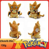 23cm Pokémon Pliušinis Žaislas Pikachue Cosplay Charizard Mielas Žaislas Kawaii Klasikinio Anime Personažo Pliušinė Lėlė Vaikui Kalėdinė Gimtadienio Dovana 23CM