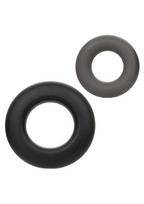 Penio žiedų rinkinys Alpha Prolong Set of 2, juodas