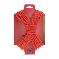 Suvaržymo virvė Ouch! Bondage Rope, raudona, 10 m