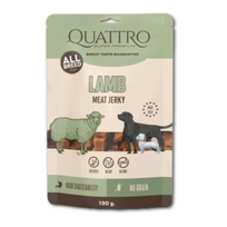 Quattro Maisto papildas suaugusiems šunims Jerky - Lamb protein bar su ėriena 130g - 130g