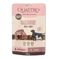 Quattro Maisto papildas suaugusiems šunims Jerky - Salmon protein bar su lašiša 130g - 130g
