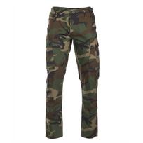 Mil-Tec US woodland R/S BDU field pants ′slim fit′ marginimo taktinės kelnės