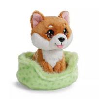 Nici Green: Pliušinis Shiba Inu šuo krepšyje -