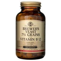 Solgar Alaus mielės 7 1/2 grūdų su vitaminu B12 - 250 tablečių