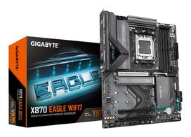 GIGABYTE Motherboard||AMD X870|SAM5|ATX|DDR5 Memory|4 Memory Slots|2xPCI-Express 3.0 x1|1xPCI-Express 5.0 x16|3xM.2|1xHDMI|4xUSB 2.0|4xUSB 3.2|2xUSB-C|1xRJ45|3xAudio Jack|X870EAGLEWIFI71.1