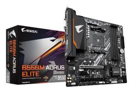 GIGABYTE Motherboard||AMD B550|SAM4|Micro-ATX|DDR4 Memory|4 Memory Slots|1xPCI-Express 3.0 1x|1xPCI-Express 3.0 4x|1xPCI-Express 4.0 16x|2xM.2|1xDVI-D|1xHDMI|2xAudio In|1xAudio Out|4xUSB 2.0|4xUSB 3.2