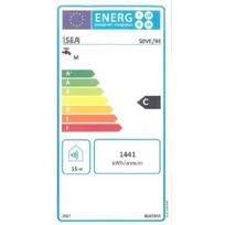 Horizontalaus elektrinis vandens šildytuvas ISEA - 50L - IS EYEWEAR - 15kW - Magnio anodas - C klasė