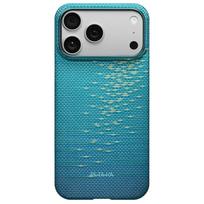 PITAKA Ultra-Slim MagSafe Case for iPhone 17 Pro, Lucid Blue