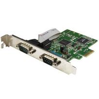 StarTech.com 2-Port PCI Express Serial Card with 16C1050 UART - RS232 - TAA
