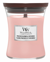 Woodwick Pressed Blooms  AND  Patchouli Candle 275 g