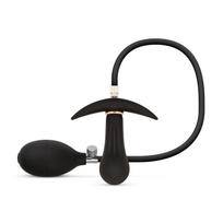 Easytoys Anal Collection Inflatable Butt Plug with Pump 8cm Black