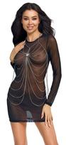 Cottelli Body Chain with Large Gem 2450569 Silver