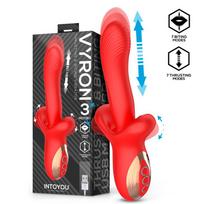 InToYou Vyron 3 Motors Thrusting & Biting Vibrator Red