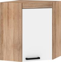 Viršutinė spintelė Meblocross Rodos ROD-15 W60-N, sonoma šviesi/balta