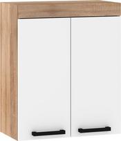 Viršutinė spintelė Meblocross Rodos ROD-14 W60, sonoma šviesi/balta