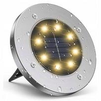 Saulės apšvietimas įsmeigiamas į žemę, 8 LED