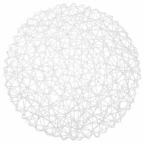 Apvalus stalo įrankių lėkštės kilimėlis / popierinis virtuvės kilimėlis baltas 35 cm
