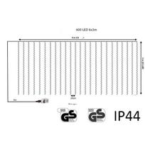 Kalėdinė girlianda 600 LED 6x3 m