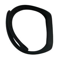 „iLike“ silikoninis dirželis Mi Band 5 / 6 / 7 (18 x 250 mm), juodas