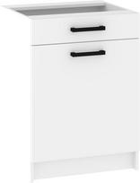 Virtuvinė spintelė Meblocross Korfu KOR-05-S60-1SZ, balta