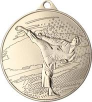 Medalis Victoria Sport Karate, sidabrinės spalvos