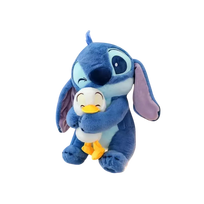 Mielas Lilo - Stitch filmuko pliušinis žaislas - Stitchas su ančiuku, 35cm