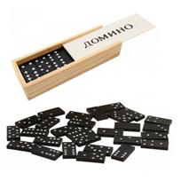 Domino - stalo žaidimas medinėje dėžutėje